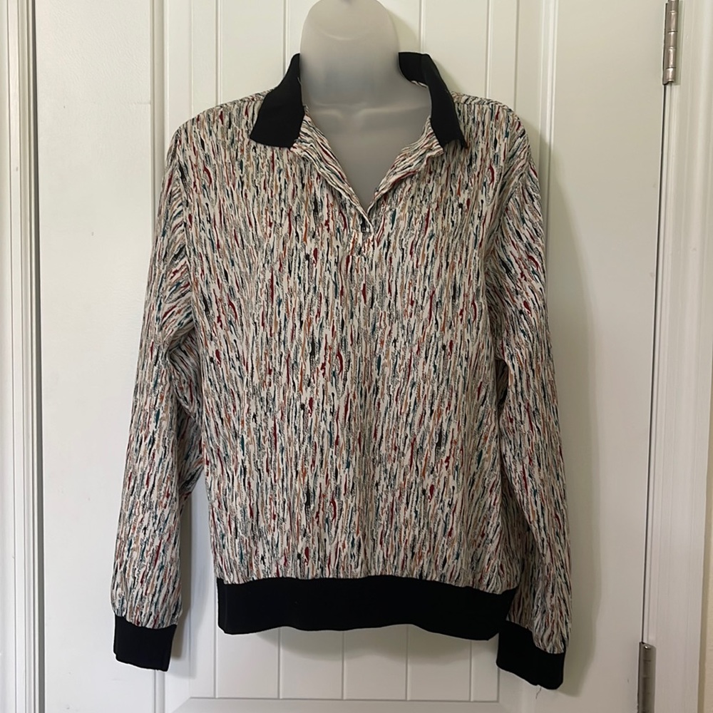 Sheridan Square Vintage Collared Shirt. Made in USA. Size 10.